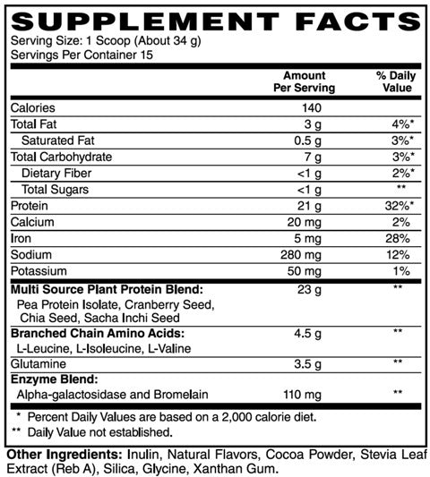 Vegan Protein Formula Chocolate