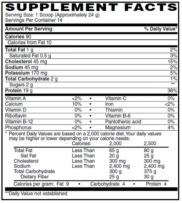 Whey Protein Formula Chocolate
